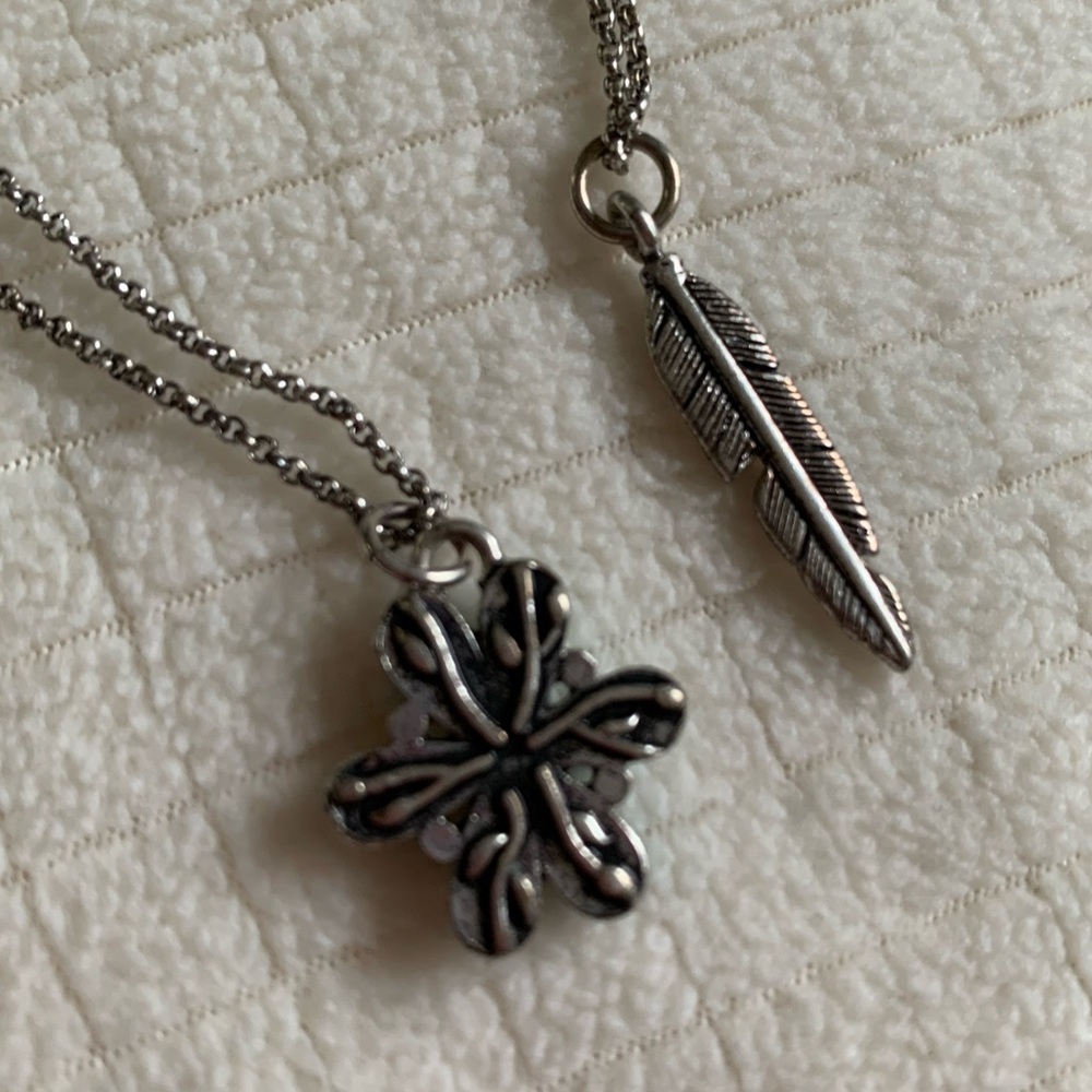 Lucky Brand dual strand reversible necklace - Picture 6 of 9